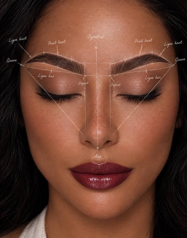 Mapping sourcils